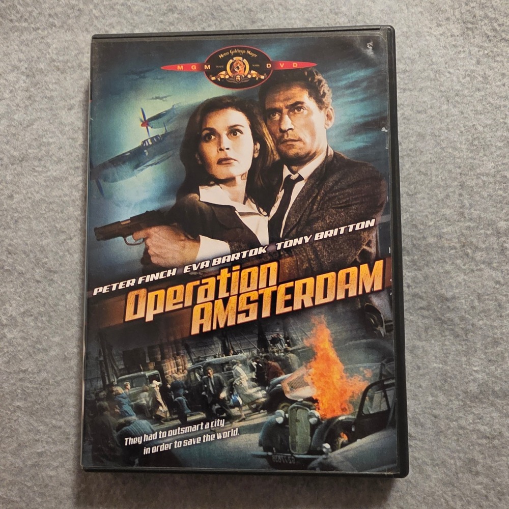 Operation Amsterdam DVD 1959 Peter Finch Eva Bartok WWII War Drama MGM Movie